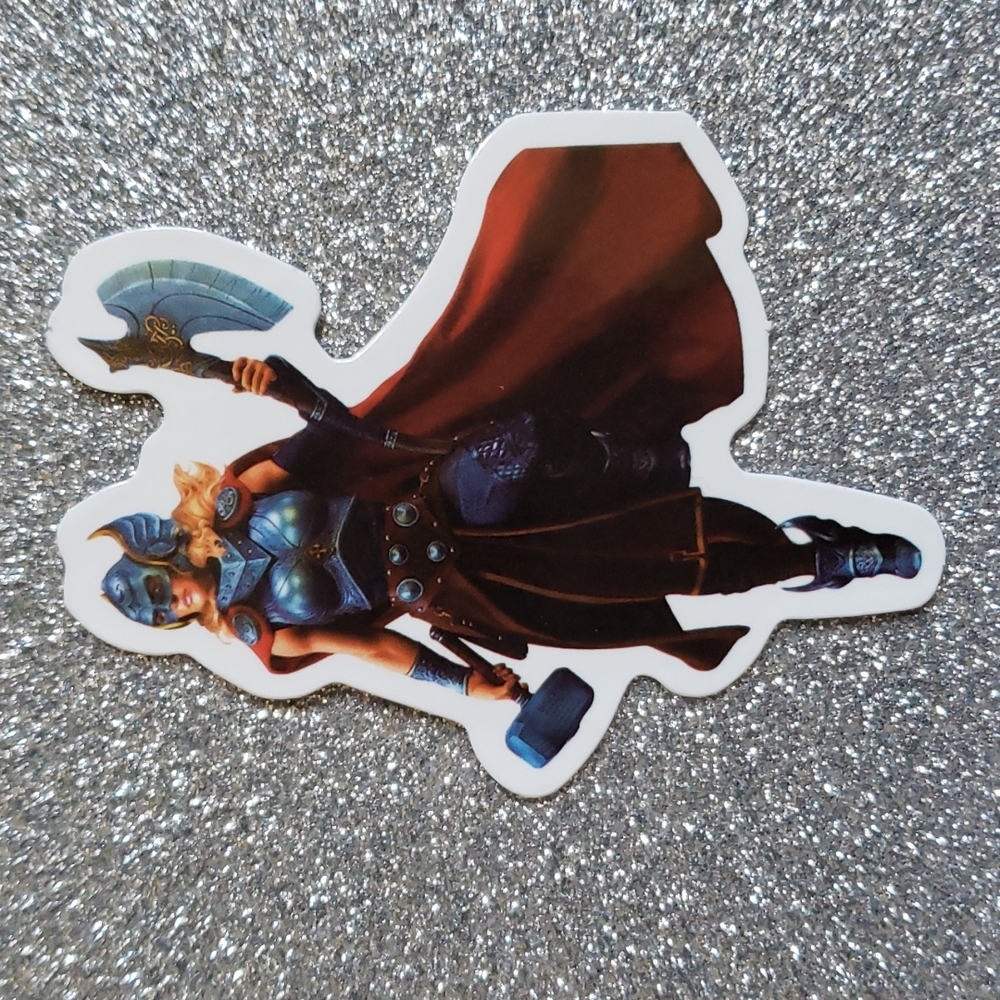 MARVEL Thor Comic Book Waterproof Sticker JANE FOSTER Disney